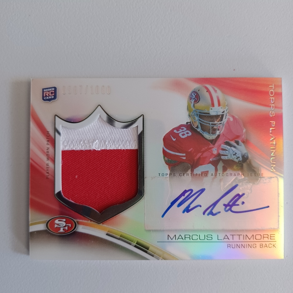 2013 Platinum Auto RC Refactor patch Marcus Lattimore 907/1000